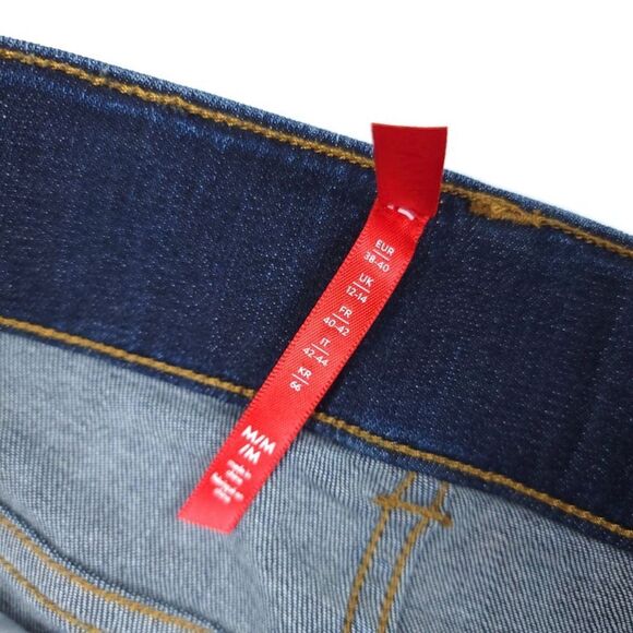 SPANX Shaping Ankle Crop Slimming Skinny Jeans in Midnight Shade Jegging Medium - Picture 7 of 9